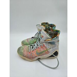Nike Kobe 9 Elite What The Multi-Color High Top Basketball Shoes Men Size 8